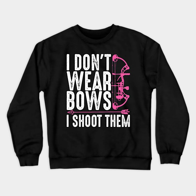 Archery Bow Hunting Archer Mother's Day Crewneck Sweatshirt by marchizano